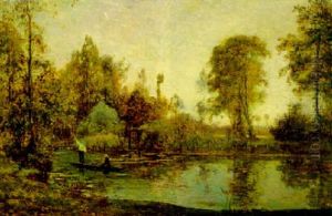 Idylle Am Teich by Henri-Louis Foreau