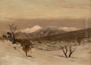 Mountain Landscape With Brush by Lockwood de Forest