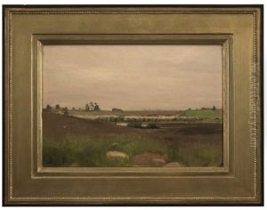 Santa Barbara With Path And Ocean In Distance by Lockwood de Forest