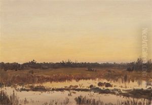 Lagoon At Santa Barbara by Lockwood de Forest