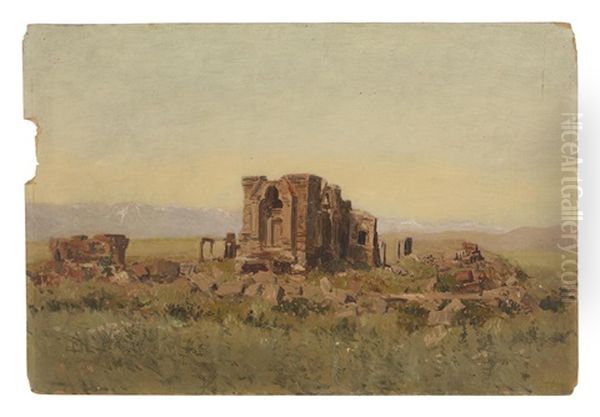 Temple Ruins, India - view 1