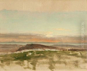 Untitled (landscape) (+ Another; Pair) by Lockwood de Forest