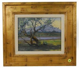Tree In Landscape by Lockwood de Forest