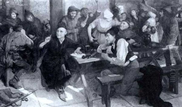 Francois Villon In A Tavern - view 1