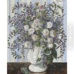 Bouquet Des Champs. Sauges Et Centaurees Bouquet Des Champs. Sauges Et Centaurees
