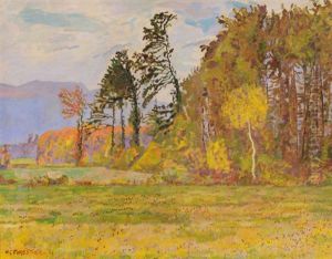 Landschaft Bei Meyrin by Henry-Claudius Forestier