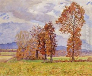 Herbstliche Baumlandschaft by Henry-Claudius Forestier