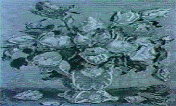 Rosen In Louis-philippe-vase - view 1