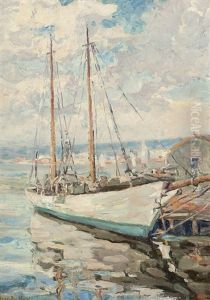 Sailboat In A Harbor