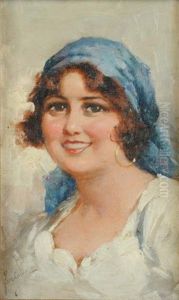 Ritratto Di Fanciulla by Domenico Forlenza
