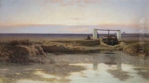 Oasi Nel Deserto Del Sahara by Achille Formis