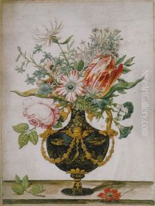 Flowers In A Decorative Urn