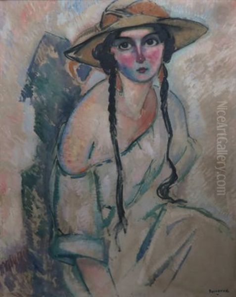 Woman With A Hat - view 1