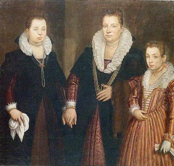 Ritratto Di Gentildonne Della Famiglia Giusti Del Giardino - view 1