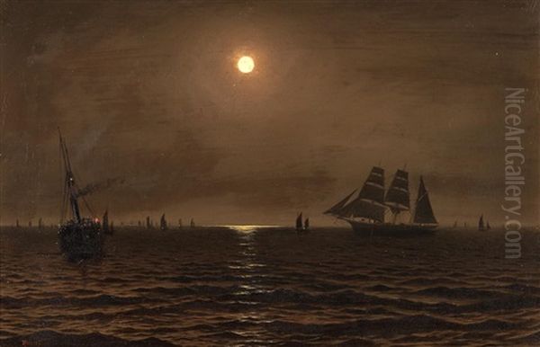 Nocturnal Seascape - view 1