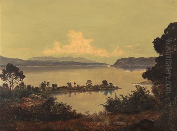 Early Morning, Lake Scene - view 1