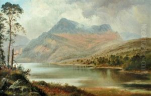 Landscape With River And Mountain by Haughton Forrest