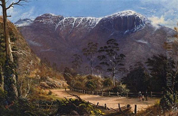 Strickland Avenue, Hobart, With Mount Wellington In The Distance - view 1