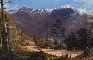 Strickland Avenue, Hobart, With Mount Wellington In The Distance Strickland Avenue, Hobart, With Mount Wellington In The Distance