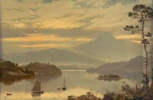 Tasmanian River Scene With Sailing Boats
