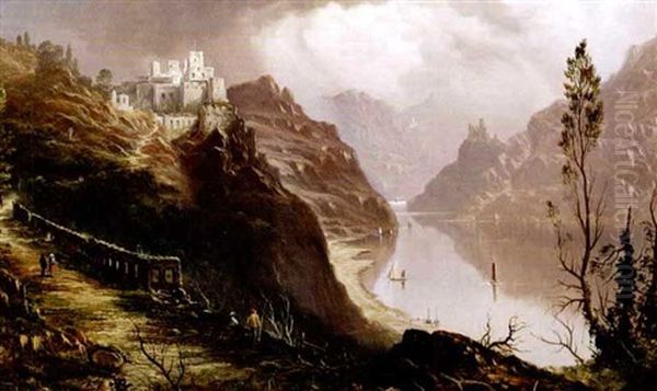 Rheinfels On The Rhine Above St. Goar - view 1