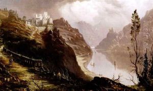 Rheinfels On The Rhine Above St. Goar by James Haughton Forrest