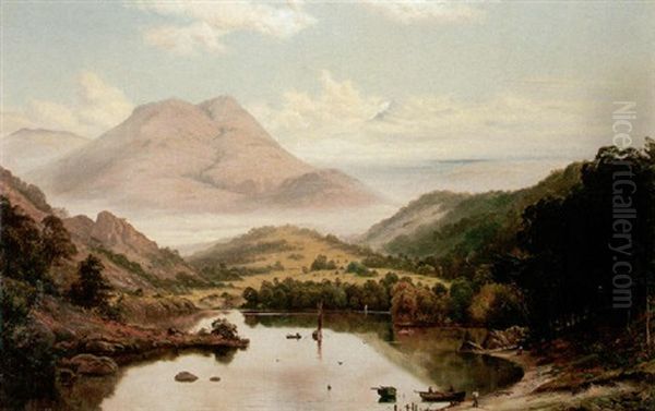 A Mountain Lake - view 1