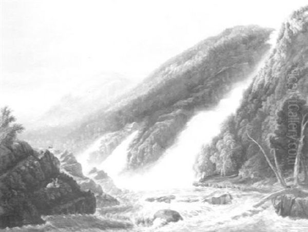 The Russell Falls, Tasmania - view 1