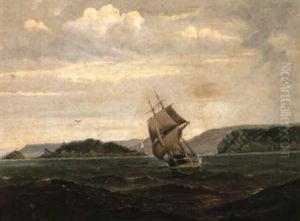 Devil's Gateway, Entrance To Macquarie Harbour by James Haughton Forrest