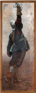 Conquistador Med Dragen Varja by Nils The Elder Forsberg