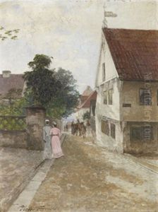 Gata I Visby by Victor Forssell