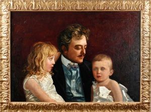 Familienportrait by Arthur Fedor Foerster