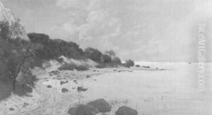 Fruhlingabend Am Strand Von Rugen