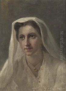 Untitled - Portrait Of A Woman by John Wycliffe Lewis Forster
