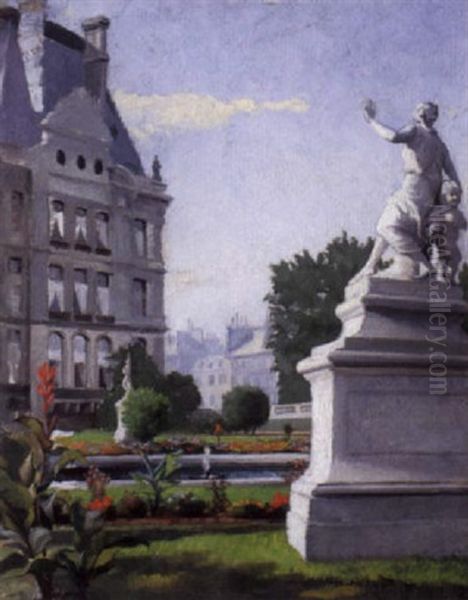 Tuileries Gardens, The Louvre, Paris - view 1