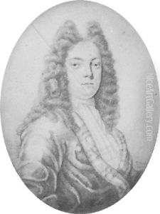 A Gentleman, Called Mr. Hill, In Coat With Tartan Lining, Tied Cravat And Full-bottomed Wig by Thomas Forster