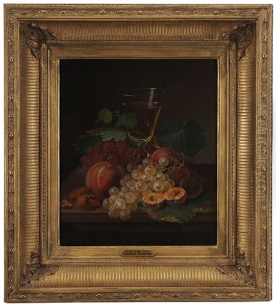 Still Life With Fruit And Wine Glass - view 1