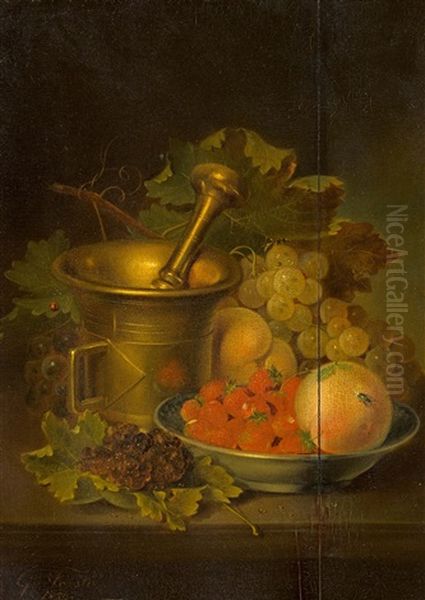 Fruchtestillleben Mit Morser - view 1