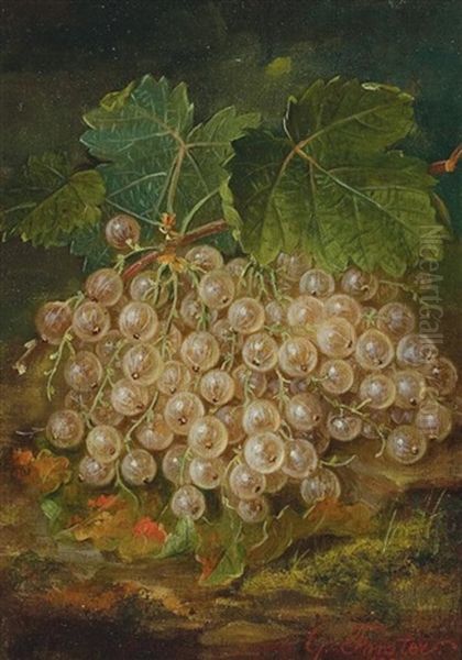 Still Life With White Currants (+ Still Life With Red Currants; Pair) - view 1