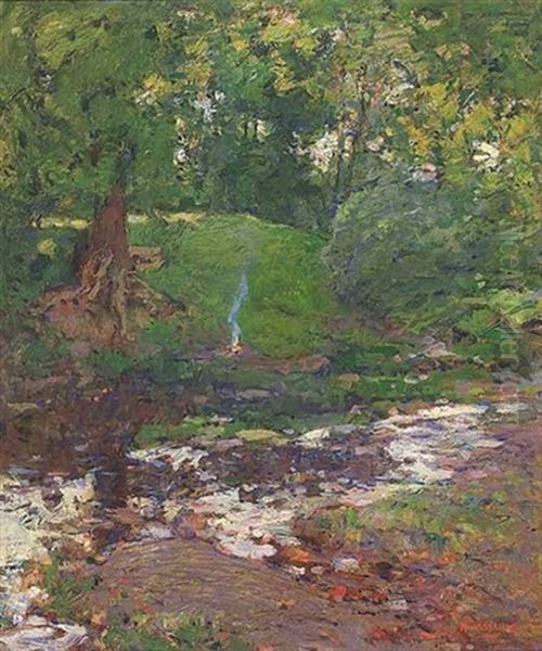 Campfire By The Creek - view 1