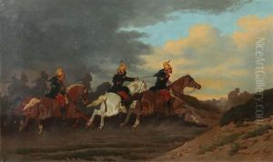 Reiterschlacht by Theodore Fort