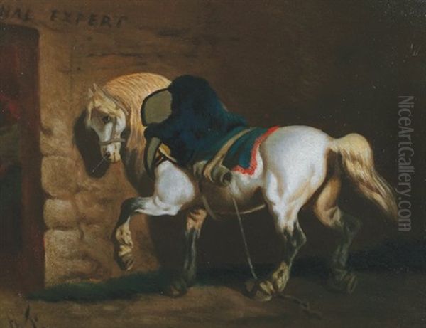 Horse In A Stable - view 1