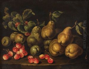 Ature Morte Aux Poires Et Cerises
