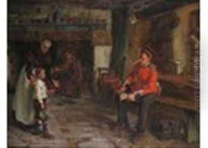 A Young Soldier On A Visit A Young Soldier On A Visit