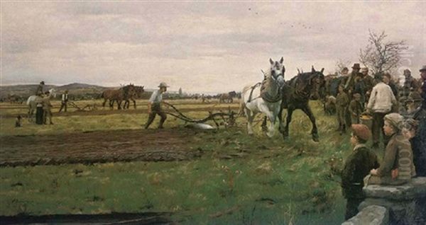 A Ploughing Match, Cornwall - view 1