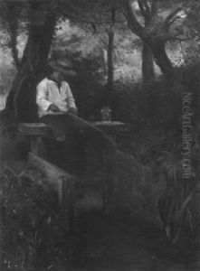 The Young Angler by William Banks Fortescue