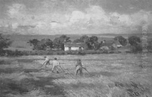 Harvesting Near The Ocean Harvesting Near The Ocean