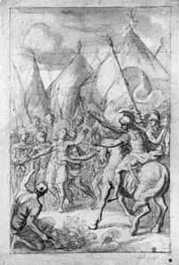 Scene De La Vie D'alexandre by Claude Ii Audran