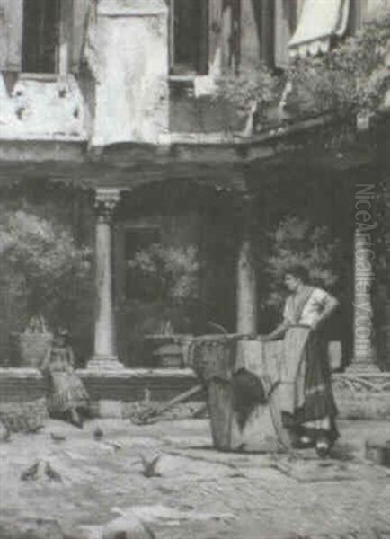 Courtyard Of St. Gregorio, Venice - view 1