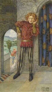 But Mordred Laid His Ear Beside The Door And There Half Heard - The Coming Of Arthur